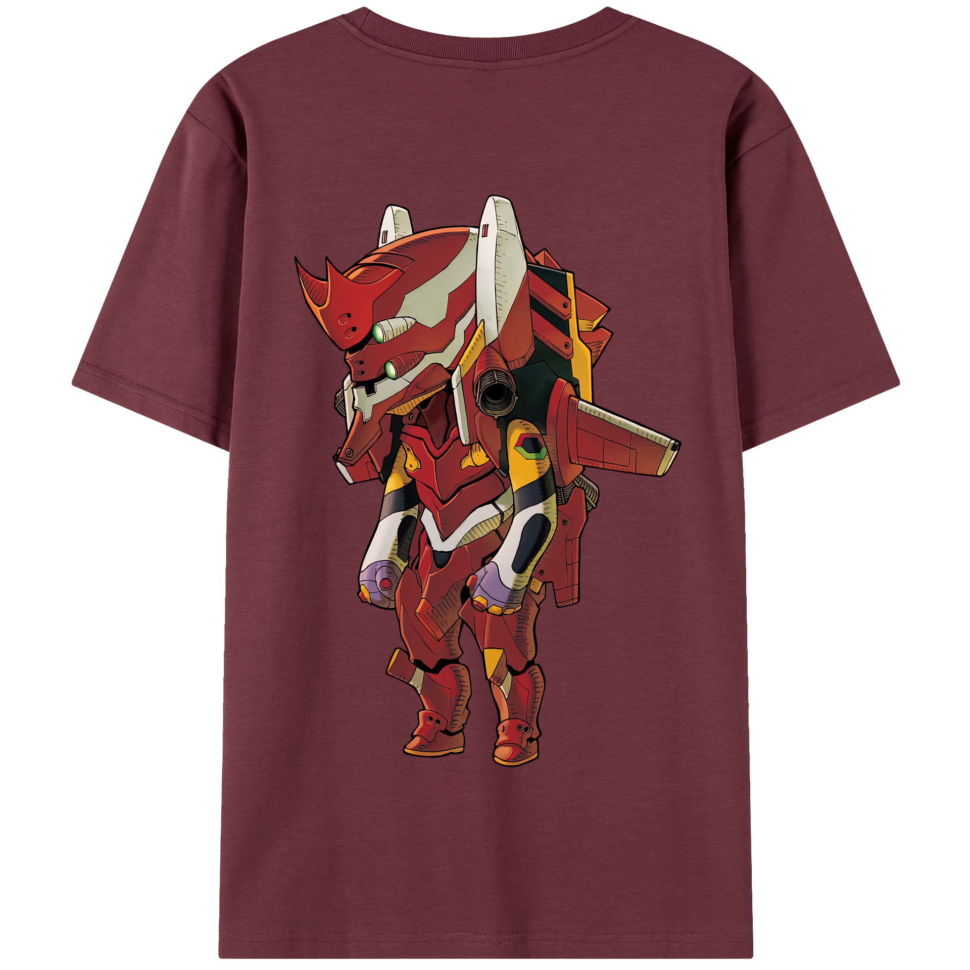（画像用） EVA 新世紀エヴァンゲリオン 綿100％半袖Tシャツ（背面プリント）